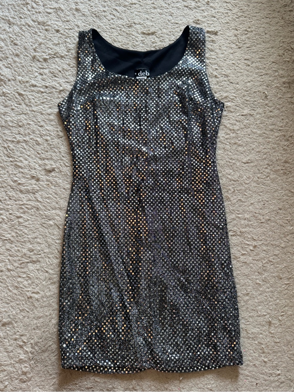 Y2K Deb sparkle mini dress